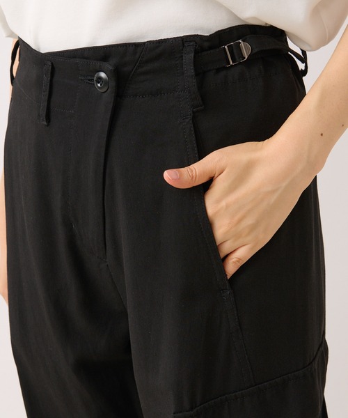 RIVE DROITE（リヴドロワ）の「ドロストカーゴパンツ（カーゴパンツ・レディース・ブラック/カーキ・FREE）」の9枚目の写真