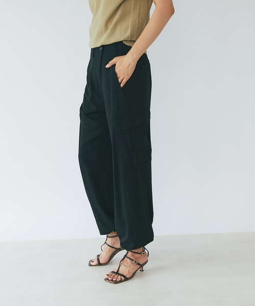 RIVE DROITE（リヴドロワ）の「ドロストカーゴパンツ（カーゴパンツ・レディース・ブラック/カーキ・FREE）」の21枚目の写真