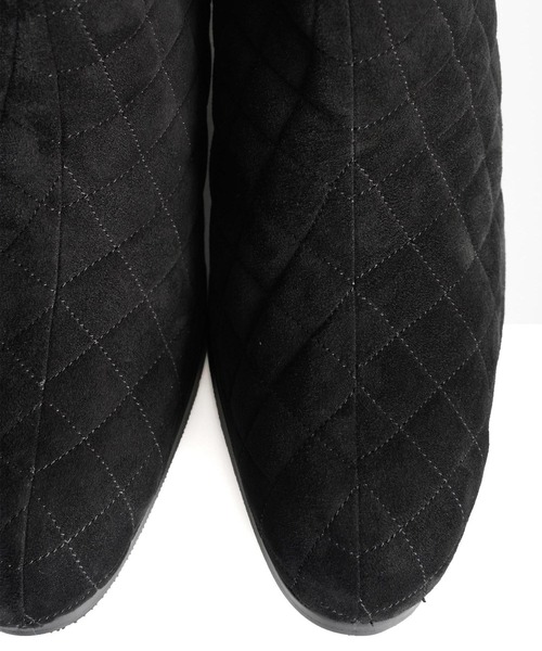 SHAREEF(シャリーフ)の「QUILTING BOOTS(ブーツ・メンズ・ブラック/モカ・1/2/3)」の6枚目の写真