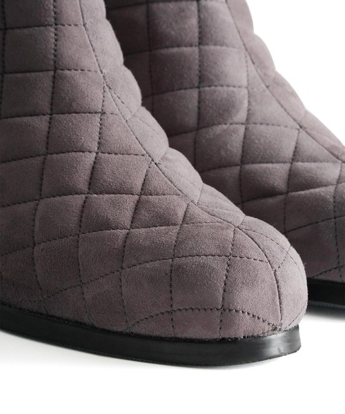 SHAREEF(シャリーフ)の「QUILTING BOOTS(ブーツ・メンズ・ブラック/モカ・1/2/3)」の14枚目の写真