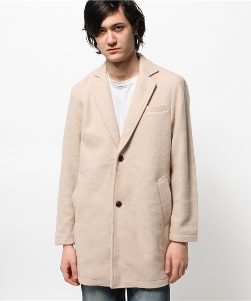 OUTLET(アウトレット)の「【WHO'S WHO gallery】GGスライバーチェスターコート(チェスターコート・メンズ・ブラック/アイボリー/ネイビー/グレー・MEDIUM/LARGE)」の3枚目の写真