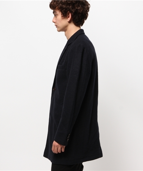 OUTLET(アウトレット)の「【WHO'S WHO gallery】GGスライバーチェスターコート(チェスターコート・メンズ・ブラック/アイボリー/ネイビー/グレー・MEDIUM/LARGE)」の6枚目の写真
