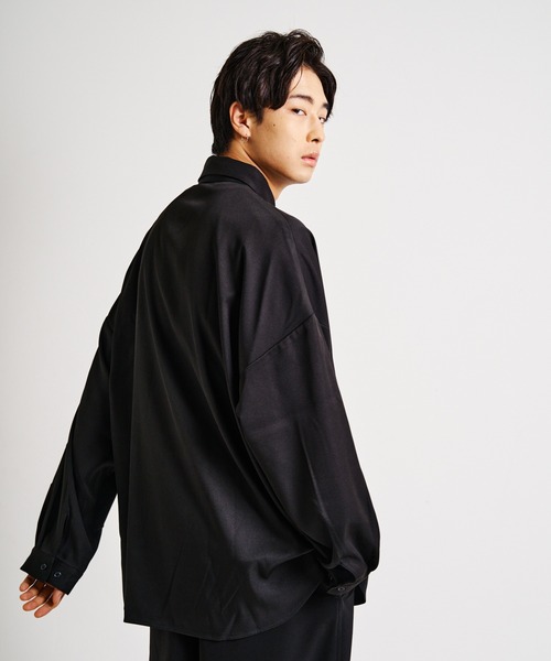 JACKROSE（ジャックローズ）の「JE-ネクタイ-LSシャツ（シャツ/ブラウス・メンズ・ホワイト/ブラック/グレー・M/L）」の21枚目の写真