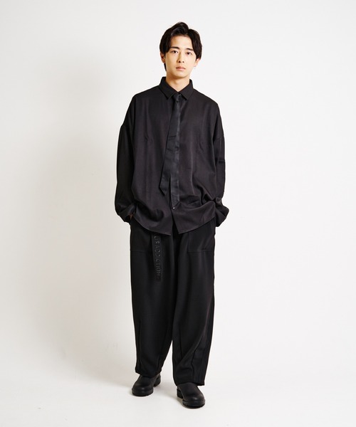 JACKROSE（ジャックローズ）の「JE-ネクタイ-LSシャツ（シャツ/ブラウス・メンズ・ホワイト/ブラック/グレー・M/L）」の22枚目の写真