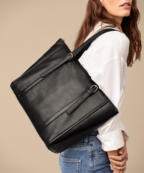 FOSSIL(フォッシル)の「フォッシル トートバッグ レディース レザー ブラック A4収納可 ZB1773001(トートバッグ・レディース・ブラック・FREE)」の8枚目の写真