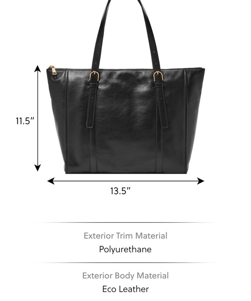 FOSSIL(フォッシル)の「フォッシル トートバッグ レディース レザー ブラック A4収納可 ZB1773001(トートバッグ・レディース・ブラック・FREE)」の9枚目の写真