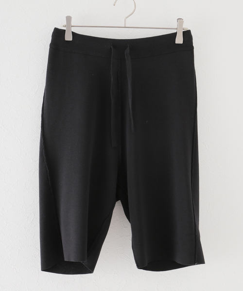 Co/Ace スムースハーフパンツ　ブラック plage（プラージュ）の「Co/Ace スムースハーフパンツ（その他