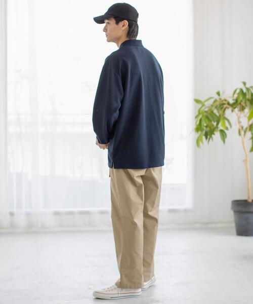 coen(コーエン)の「カレッジ刺繍ポロシャツ(ポロシャツ・メンズ・ホワイト/ネイビー・SMALL/MEDIUM/LARGE/X-LARGE)」の7枚目の写真