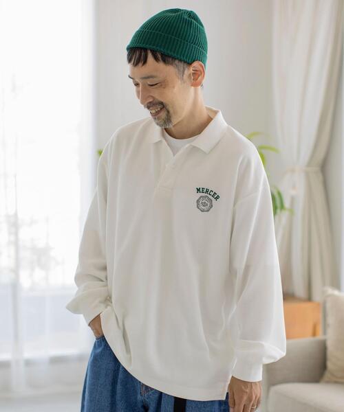 coen(コーエン)の「カレッジ刺繍ポロシャツ(ポロシャツ・メンズ・ホワイト/ネイビー・SMALL/MEDIUM/LARGE/X-LARGE)」の10枚目の写真