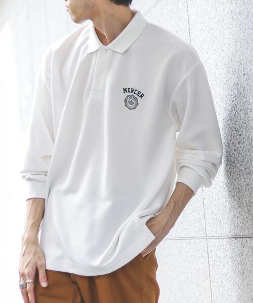 coen(コーエン)の「カレッジ刺繍ポロシャツ(ポロシャツ・メンズ・ホワイト/ネイビー・SMALL/MEDIUM/LARGE/X-LARGE)」の15枚目の写真