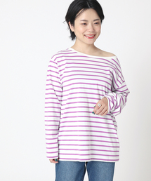 B.C STOCK | クルーネック ボーダーロンT(Tシャツ/カットソー)