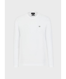EMPORIO ARMANI | 【エンポリオ アルマーニ】長袖Tシャツ ストレッチスーピマジャージー製 マイクロロゴパッチ(Tシャツ/カットソー)