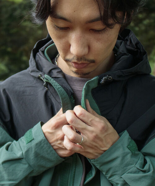 Franklin Climbing（フランクリンクライミング）の「【Franklin Climbing/フランクリンクライミング】マウンテンパーカー 切り替え（ブルゾン・メンズ・イエロー/ブラック/ライトブルー/グリーン・L/M/S）」の12枚目の写真