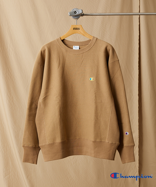 Champion(チャンピオン)の「【Champion/チャンピオン×JS】別注 リバースウィーブクルーネックスウェット(スウェット・メンズ・ブラック/ベージュ/パープル/グレー/レッド/グリーン/アイボリー・MEDIUM/LARGE/X-LARGE)」の15枚目の写真