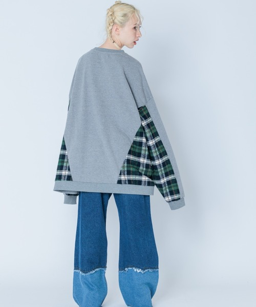 Candy Stripper（キャンディストリッパー）の「ANARCHY BEAR SWEAT トップス（スウェット・レディース・ヘザーグレー/ブラック/グリーン・2）」の18枚目の写真