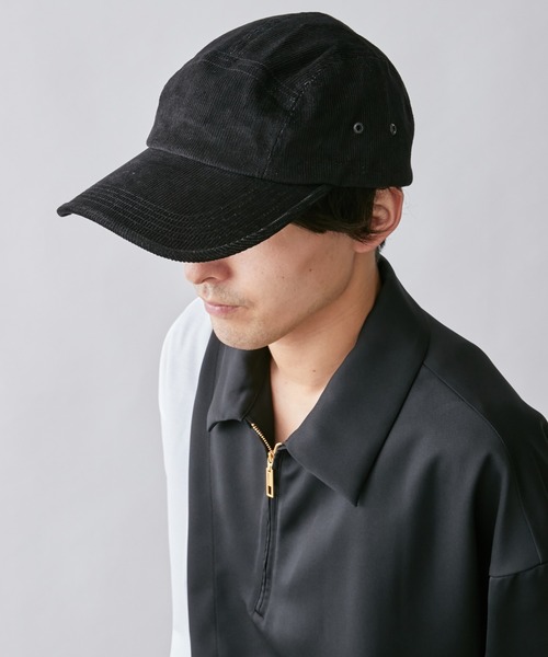 ESSAY(エッセイ)の「【ESSAY / エッセイ】LONGBRIM JET CAP(キャップ)(キャップ・メンズ・ブラック・FREE)」の3枚目の写真