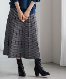 DRESKIP | もちもちジャカードフレアスカート(スカート)