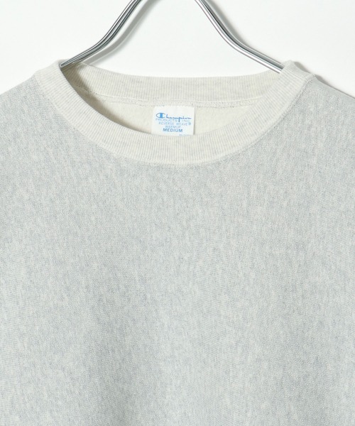 Champion(チャンピオン)の「Champion チャンピオン REVERSEWEAVE クルースウェット(スウェット・レディース・ダークグリーン/ライトグレー/ブルー系その他・M/L)」の6枚目の写真