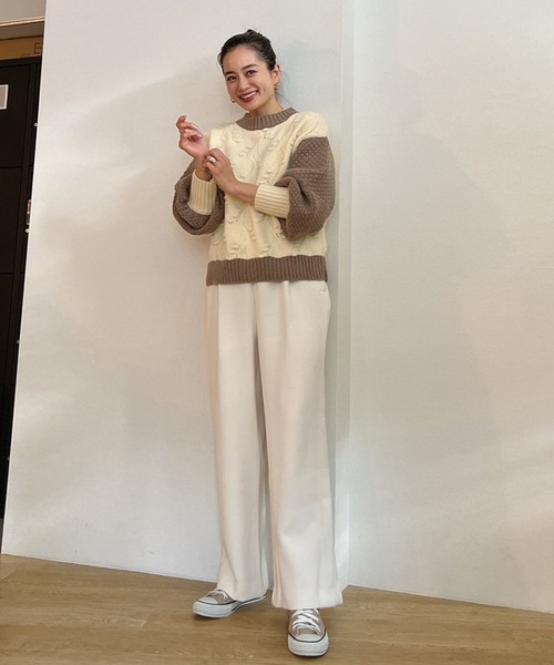 Vicente（ヴィセンテ）の「Standard pants（その他パンツ・レディース・ブラック/ホワイト・FREE）」の16枚目の写真