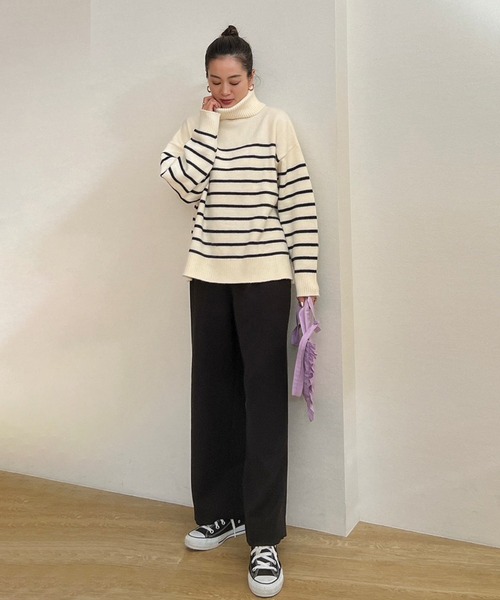 Vicente（ヴィセンテ）の「Standard pants（その他パンツ・レディース・ブラック/ホワイト・FREE）」の12枚目の写真