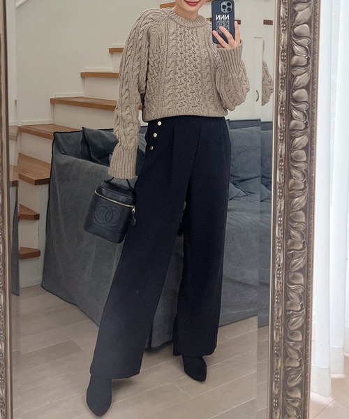 Vicente（ヴィセンテ）の「Standard pants（その他パンツ・レディース・ブラック/ホワイト・FREE）」の9枚目の写真