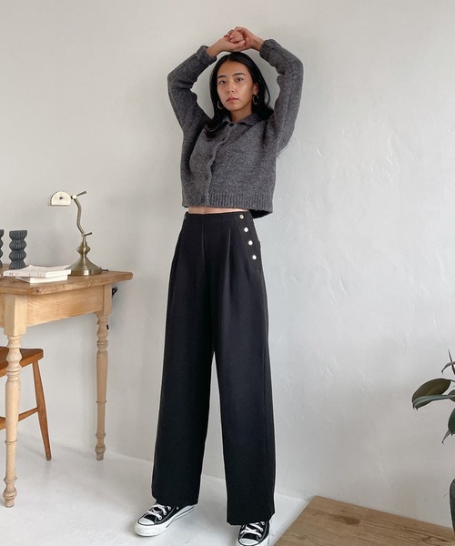 Vicente（ヴィセンテ）の「Standard pants（その他パンツ・レディース・ブラック/ホワイト・FREE）」の22枚目の写真