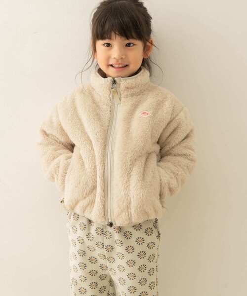 【美品】danton フリース　キッズ　アウター　Sサイズ　95サイズ dt-a0050-01.jpg