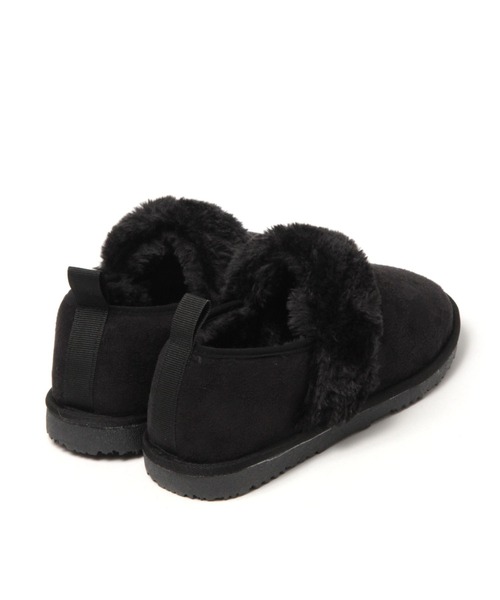 niko and...（ニコアンド）の「オリジナルフェイクムートンシューズ（スリッポン・レディース・ブラック/ブルー/ベージュ・MEDIUM/LARGE）」の8枚目の写真