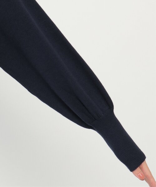 IKKA LOUNGE(イッカラウンジ)の「タートルニットスリットワンピース(ワンピース・レディース・ネイビー/モカ・L/M)」の10枚目の写真
