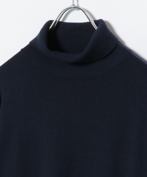 IKKA LOUNGE(イッカラウンジ)の「タートルニットスリットワンピース(ワンピース・レディース・ネイビー/モカ・L/M)」の21枚目の写真