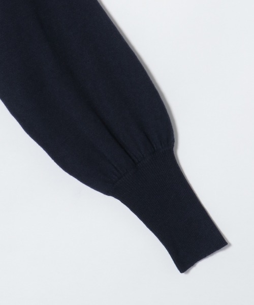 IKKA LOUNGE(イッカラウンジ)の「タートルニットスリットワンピース(ワンピース・レディース・ネイビー/モカ・L/M)」の17枚目の写真
