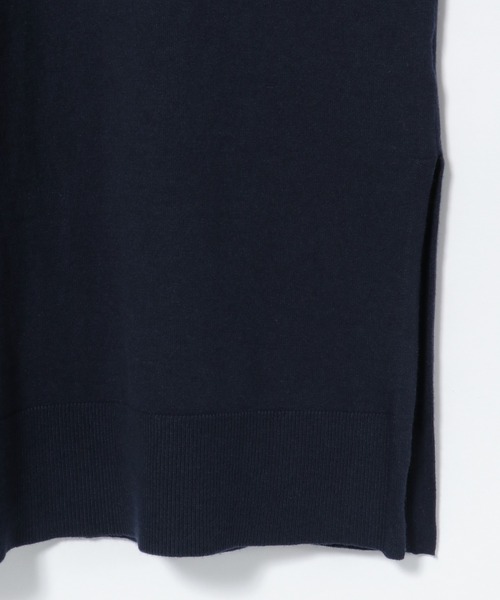IKKA LOUNGE(イッカラウンジ)の「タートルニットスリットワンピース(ワンピース・レディース・ネイビー/モカ・L/M)」の16枚目の写真