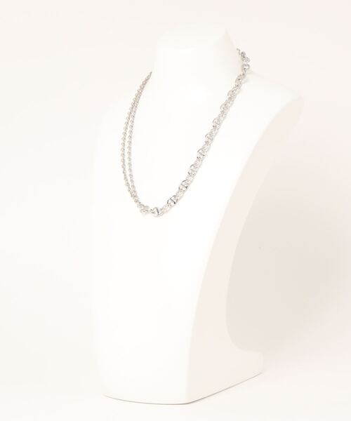 UNITED TOKYO（ユナイテッドトウキョウ）の「3wayアシンメトリーネックレス（ネックレス・メンズ・シルバー・000）」の2枚目の写真