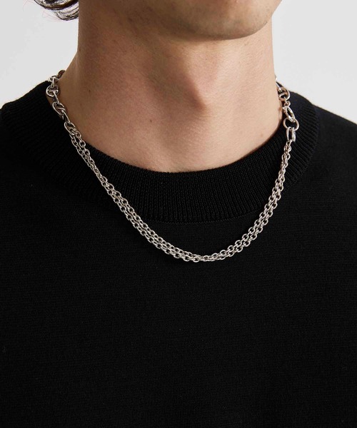UNITED TOKYO（ユナイテッドトウキョウ）の「3wayアシンメトリーネックレス（ネックレス・メンズ・シルバー・000）」の6枚目の写真