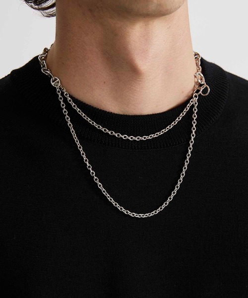 UNITED TOKYO（ユナイテッドトウキョウ）の「3wayアシンメトリーネックレス（ネックレス・メンズ・シルバー・000）」の7枚目の写真