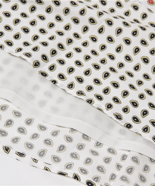 mystic（ミスティック）の「ペイズリー深Vワンピース（ワンピース・レディース・オフホワイト/レッド/ネイビー・ﾌﾘ-）」の11枚目の写真