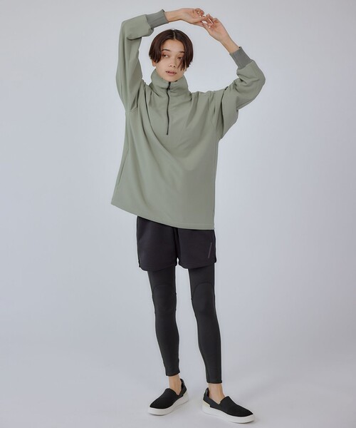 UNFILO（アンフィーロ）の「【ユニセックス】ハイストレッチレギンス（レギンス/スパッツ・レディース・ピンク系/ブラック系/ブルー系/ベージュ系・MEDIUM/LARGE/SMALL/X-LARGE）」の9枚目の写真