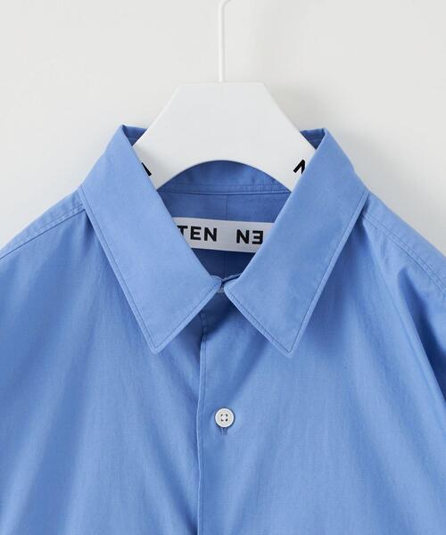 CITEN（シテン）の「＜CITEN＞オーバーシャツ（シャツ/ブラウス・メンズ・ホワイト/ライトブルー・FREE）」の9枚目の写真