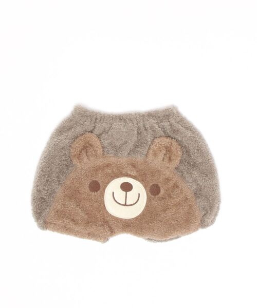 kids zoo(キッズズー)の「モケットボアブルマパンツ(その他パンツ・キッズ・ブラウン/ホワイト/ライトグレー・90/80/70)」の6枚目の写真