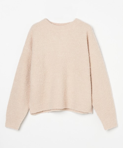 HELIOPOLE(エリオポール)の「MERANGE WOOL LOW GAUGE PO(ニット/セーター・レディース・ベージュ/ピンク/ネイビー・38)」の2枚目の写真