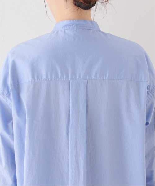 FRAMeWORK（フレームワーク）の「≪追加≫コットンロングシャツ2（シャツ/ブラウス・レディース・ホワイト/ブルー/ブラック・FREE）」の4枚目の写真