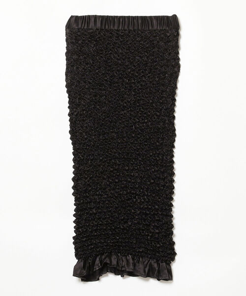 Ray BEAMS（レイビームス）の「Ray BEAMS / ポップコーン シャーリング スカート（スカート・レディース・ブラック/イエロー系その他5・ONE SIZE）」の4枚目の写真