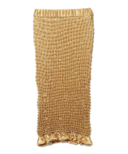 Ray BEAMS（レイビームス）の「Ray BEAMS / ポップコーン シャーリング スカート（スカート・レディース・ブラック/イエロー系その他5・ONE SIZE）」の7枚目の写真