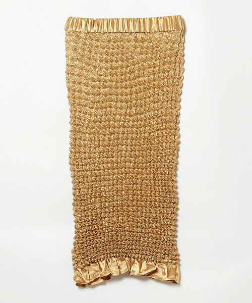 Ray BEAMS（レイビームス）の「Ray BEAMS / ポップコーン シャーリング スカート（スカート・レディース・ブラック/イエロー系その他5・ONE SIZE）」の10枚目の写真