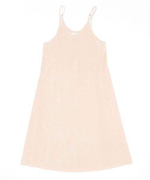 Samansa Mos2 blue（サマンサモスモスブルー）の「細コールキャミワンピース（ワンピース・レディース・キナリ/ブラウン/チャコールグレー・ﾌﾘ-）」の7枚目の写真