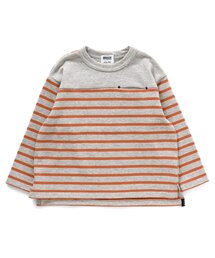 BREEZE | 【WEB限定】ボーダー長袖Tシャツ(Tシャツ/カットソー)