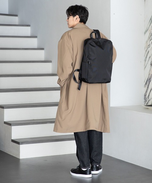 LAKOLE（ラコレ）の「カルゼステンカラーコート / 179024（ステンカラーコート・メンズ・ベージュ/ライトグレー/ブラック・MEDIUM/LARGE）」の22枚目の写真