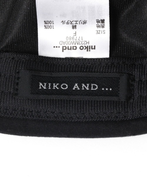 niko and...（ニコアンド）の「［抗菌防臭］ツイルロールキャップ（キャップ・メンズ・オフホワイト/ブルー/ブラック・FREE）」の12枚目の写真
