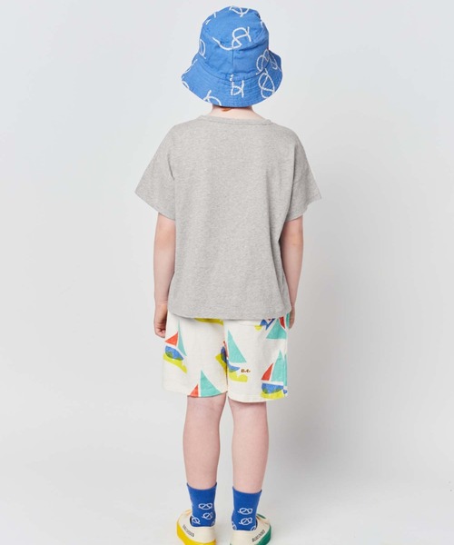 BOBO CHOSES(ボボショーズ)の「Yellow Squid T-shirt(Tシャツ/カットソー・キッズ・ライトグレー・4-5Y/2-3Y/6-7y/10-11y/8-9y)」の10枚目の写真