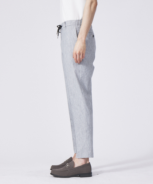 ABAHOUSE GRAY（アバハウスグレイ）の「【セットアップ対応】COOL DRYMAX イージー スラックス（スラックス・メンズ・モカ/ネイビー/グレー/ブルー/グレイッシュベージュ/チェック/ストライプ/ブラック/グレー系その他・44/46/48/50）」の11枚目の写真